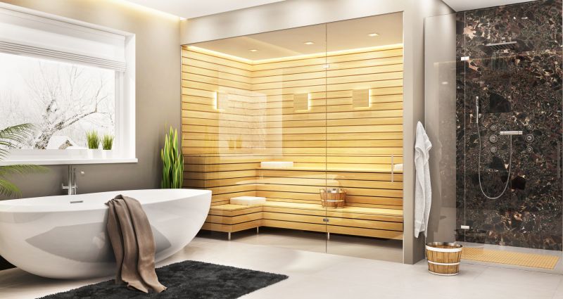 Large Bathroom with Spa Features